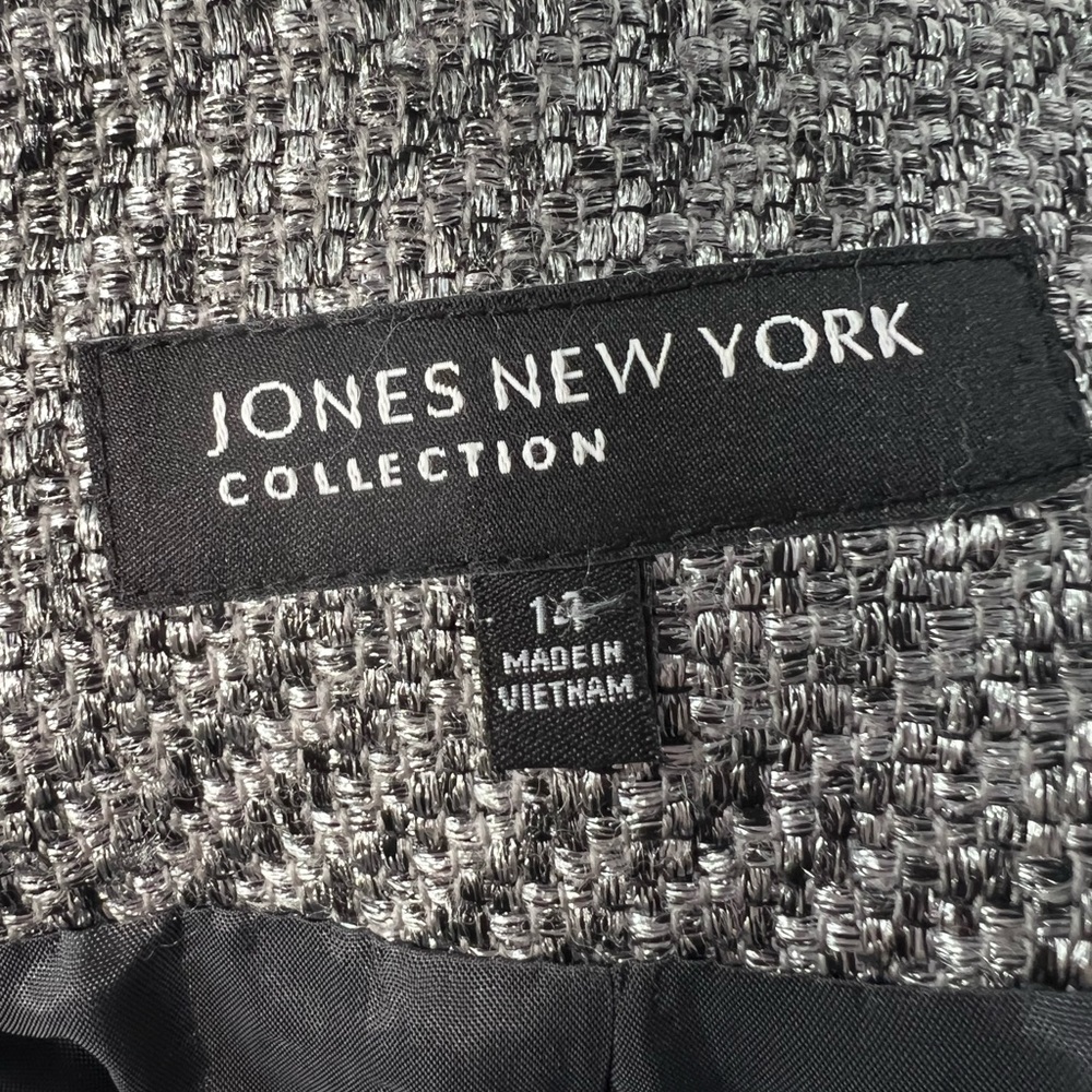 Jones New York silver thread jacket - Picture 8 of 10